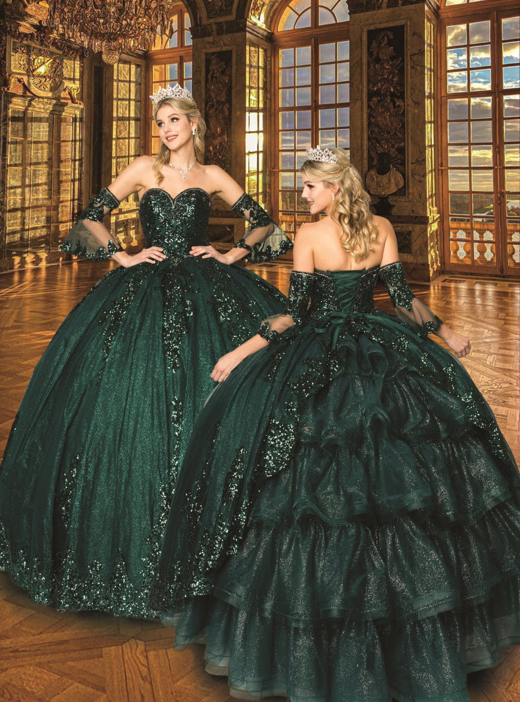 (LIVE 8) 15 Quince Ball gown Strapless
