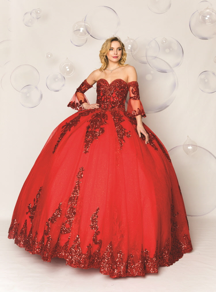(LIVE 8) 15 Quince Ball gown Strapless