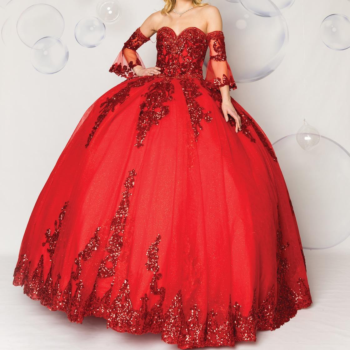 (LIVE 8) 15 Quince Ball gown Strapless
