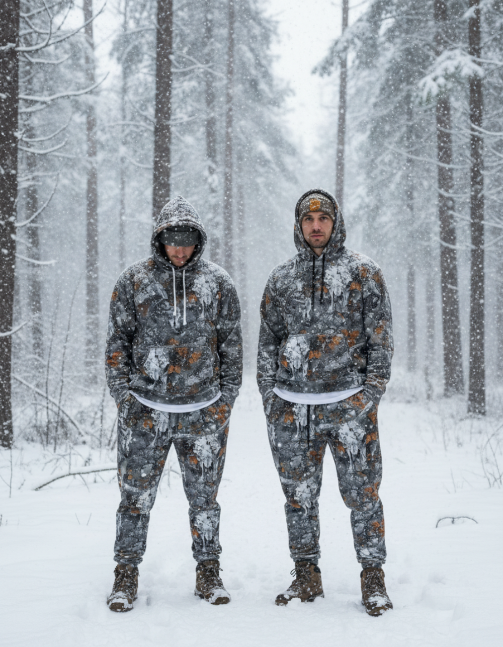 The Casual Camo Company Skull Camo Wide-Leg Joggers