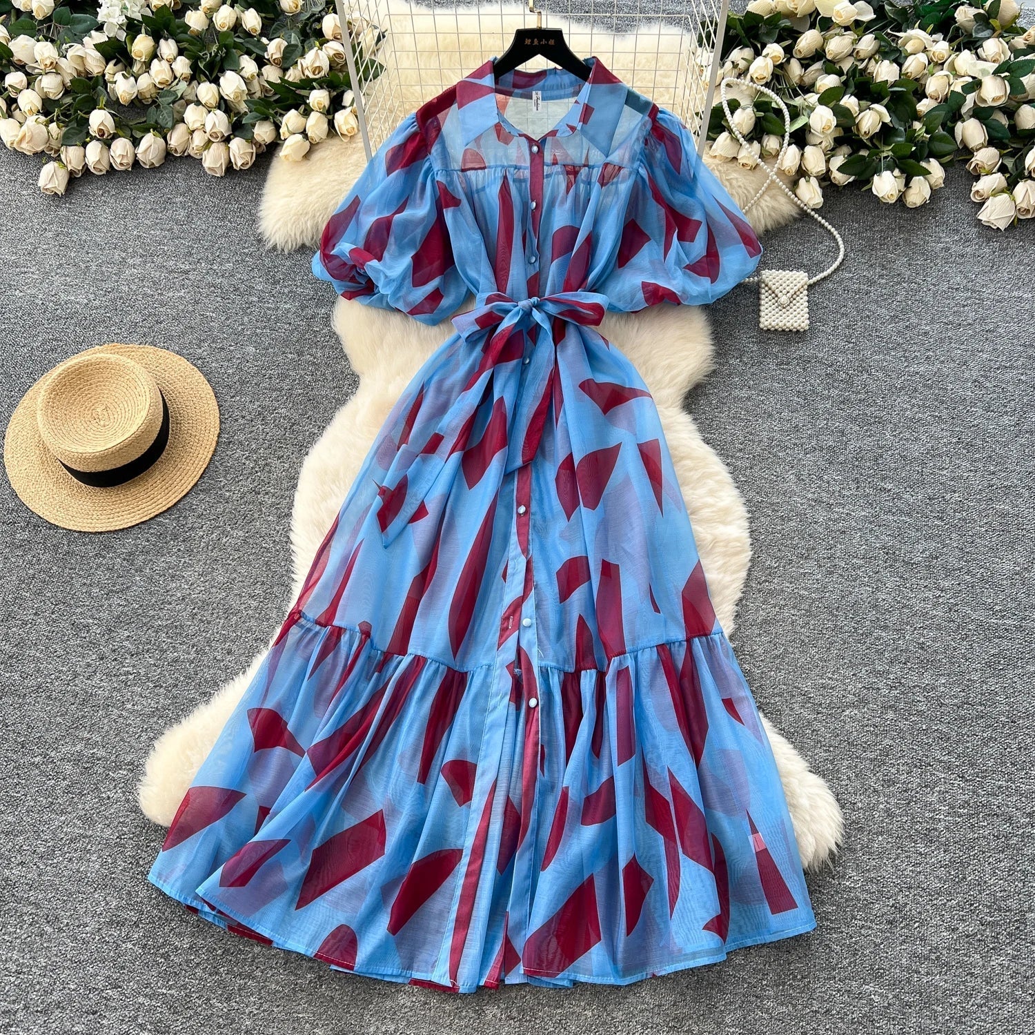 Spirited Printed Boho Sundress